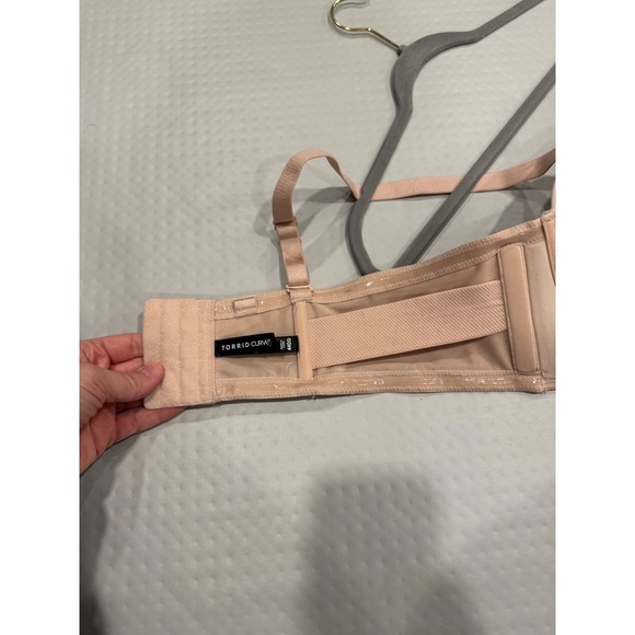 Torrid Curve Nude Bombshell Everyday Strapless Push-Up Bra Plus Size 44DD - Picture 11 of 11